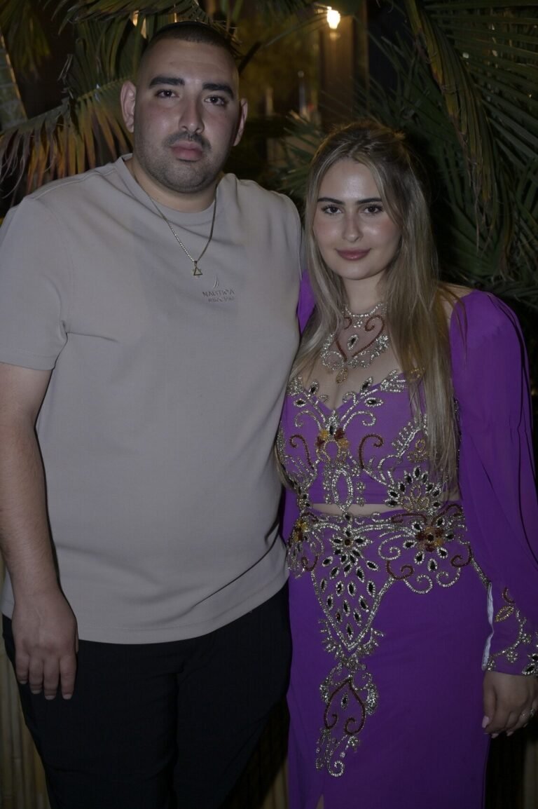 שמלת חינה סגולה רקומה